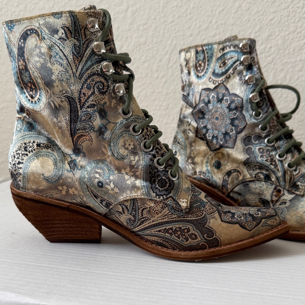 Jeffrey Campbell Paisley Ankle Boots - Multicolor - Picture 3 of 7